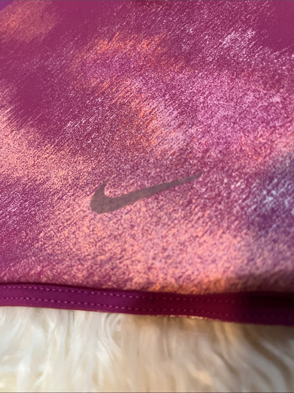 Nike One Convertible Light-Support Lightly Lined Longline Printed Sports Bra - Picture 9 of 14
